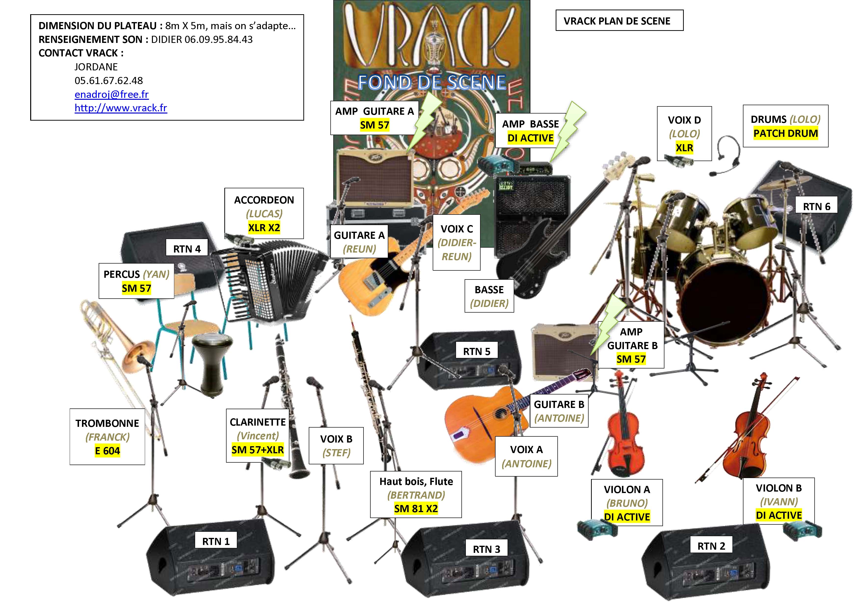 Plan de scène – VRACK